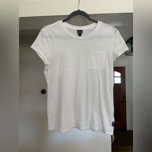 Patagonia Cream Crew Neck Tee